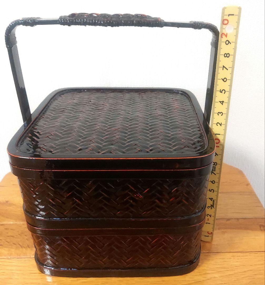 11日まで❗8390→8000円 美品　竹細工　野点　煎茶　ランチボックス　茶籠