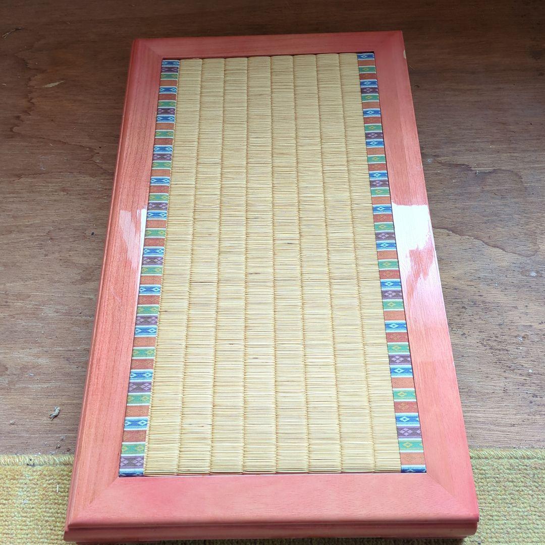 桜の花の木製ひな壇 折りたたみ式