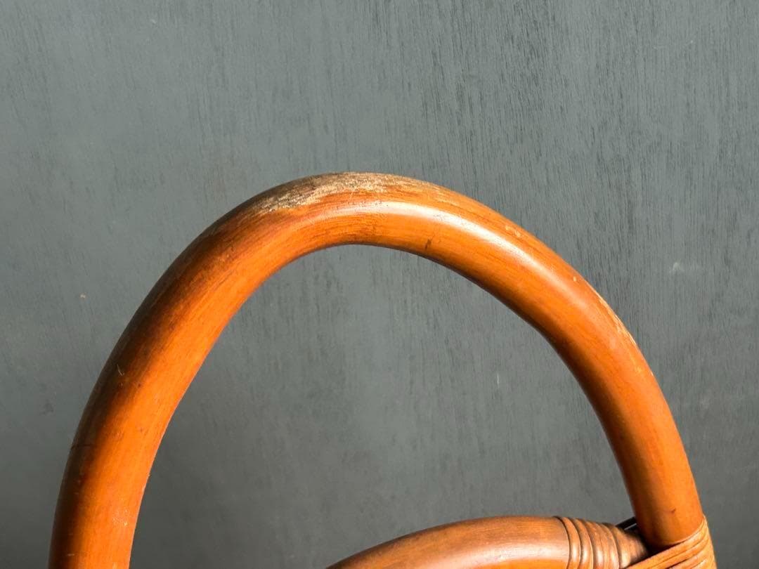 希少　ラタン　Rattan ハイバックチェア　バリ島　ヴィンテージ　2脚　IN