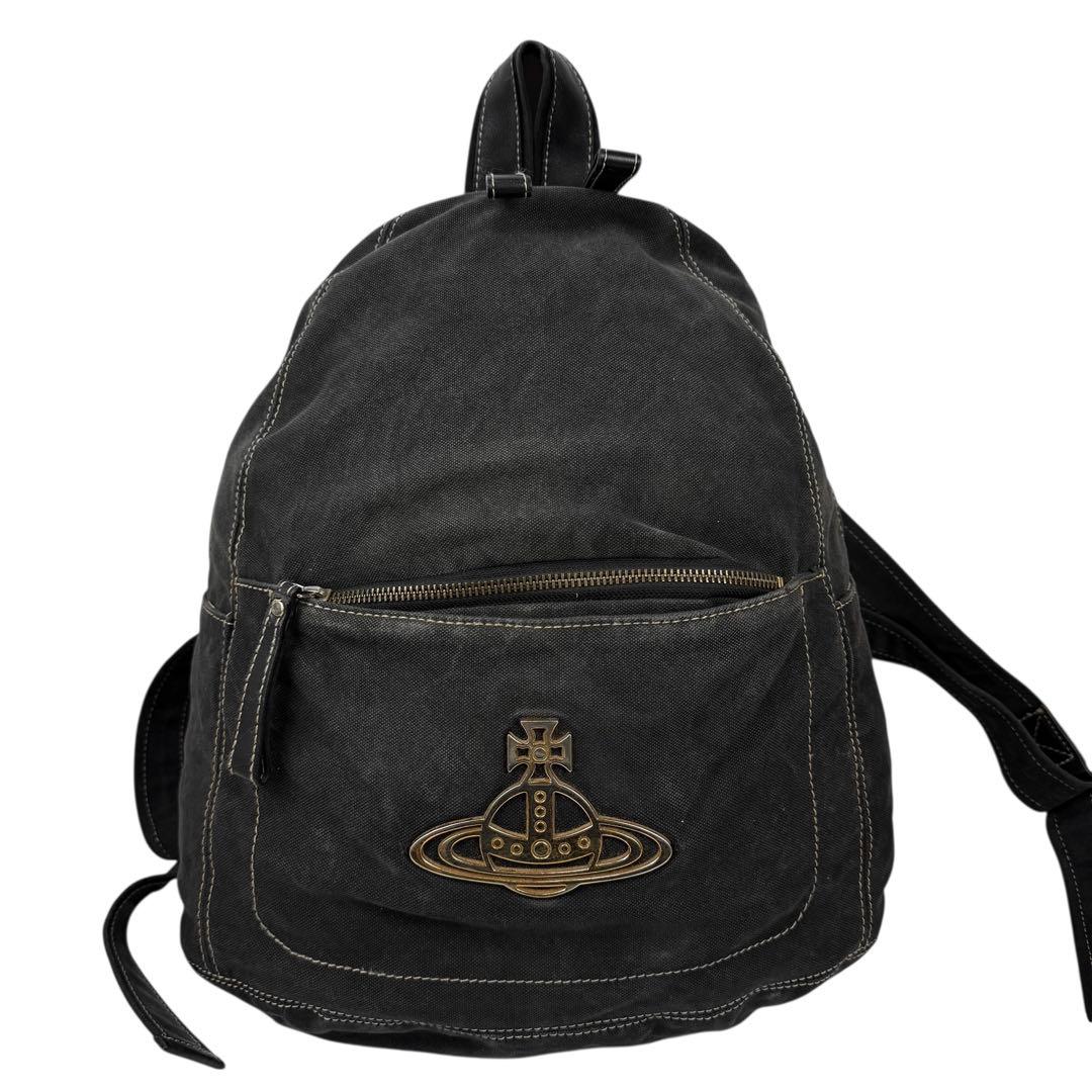 【廃盤品】ヴィヴィアンウエストウッド エッジウェア リュック ビッグオーブ 黒