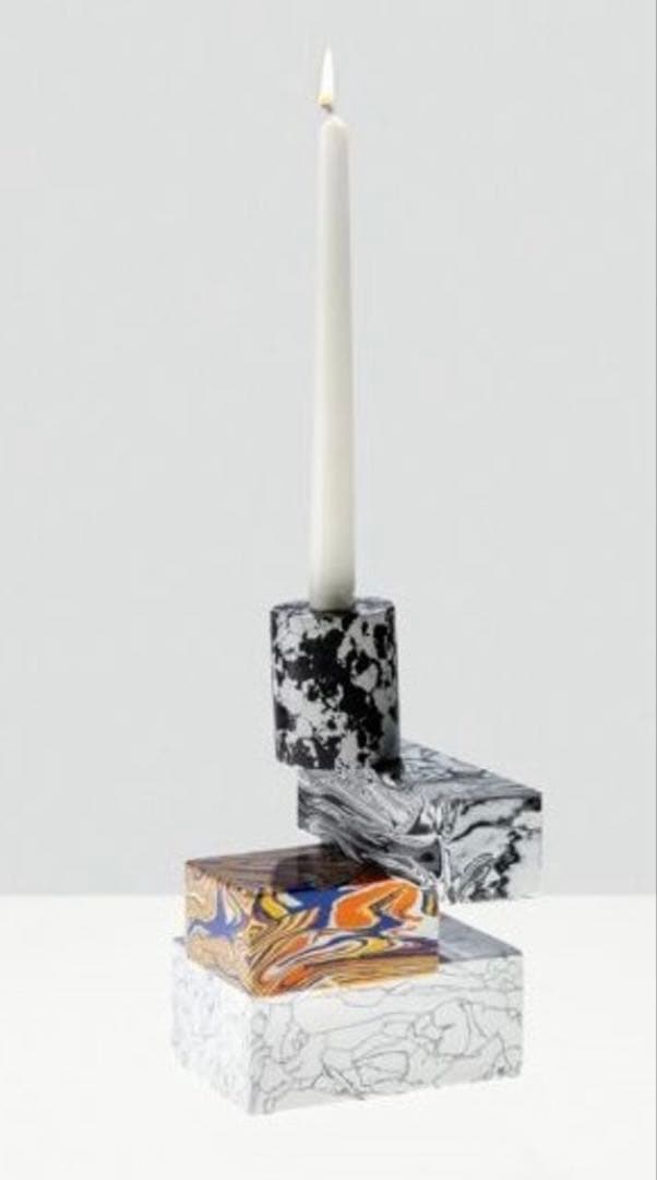 TOM DIXON Swirl Multi 大理石 キャンドルスタンド