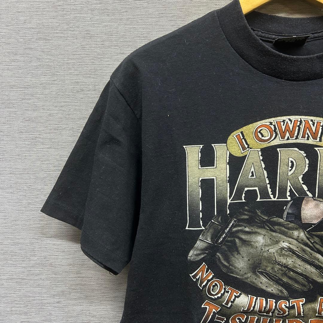 Harley Davidson 3D Emblem Tシャツ 90s USA製