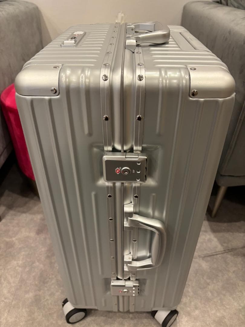 リベティ多機能キャリーケース【エナメルシルバーMサイズ】44