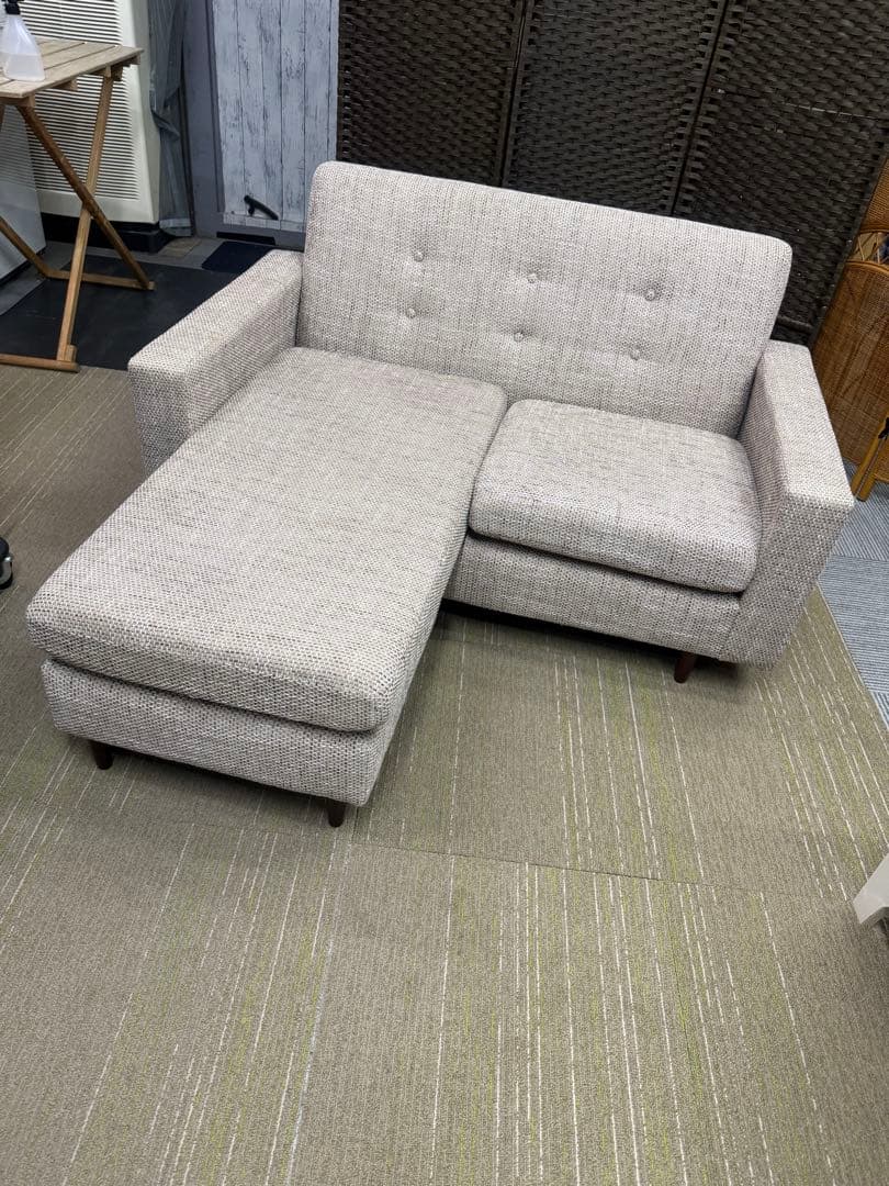 【美品】【洗浄消毒作業済】arne Himmel ヒンメル　2人掛けL字ソファ