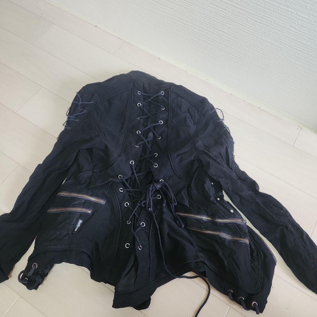 Ozz Croce ブラックミリタリージャケット