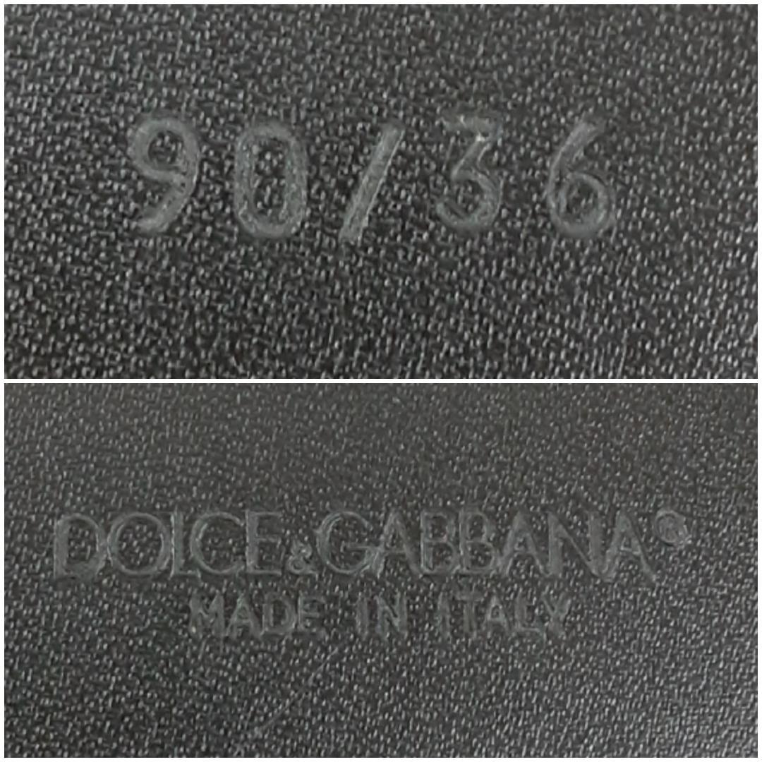 美品◎ドルチェ&ガッバーナ D&G レザーベルト サークルバックル イタリア製