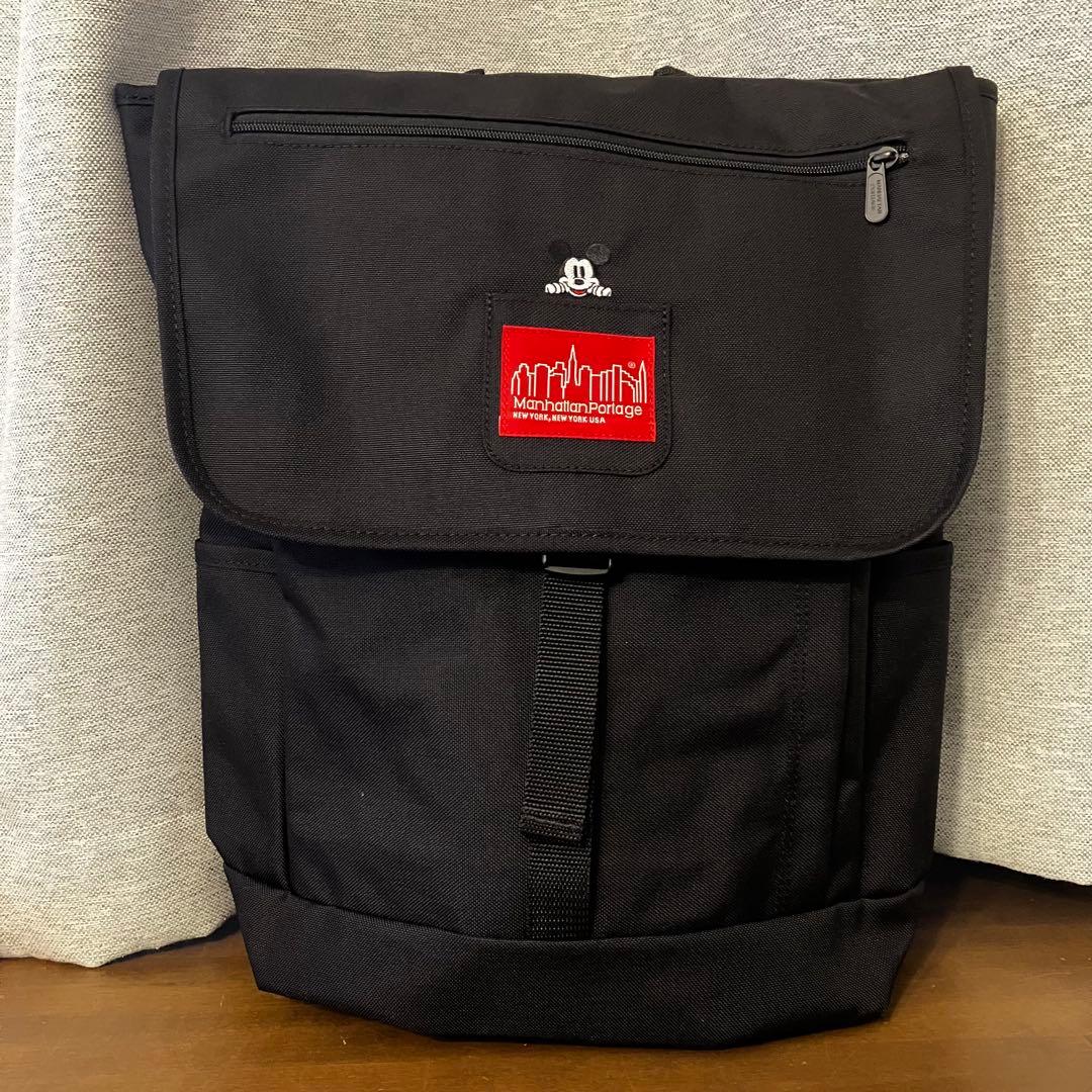 【新品タグ付】マンハッタンポーテージ ミッキー90周年 リュック ポーチ付 限定
