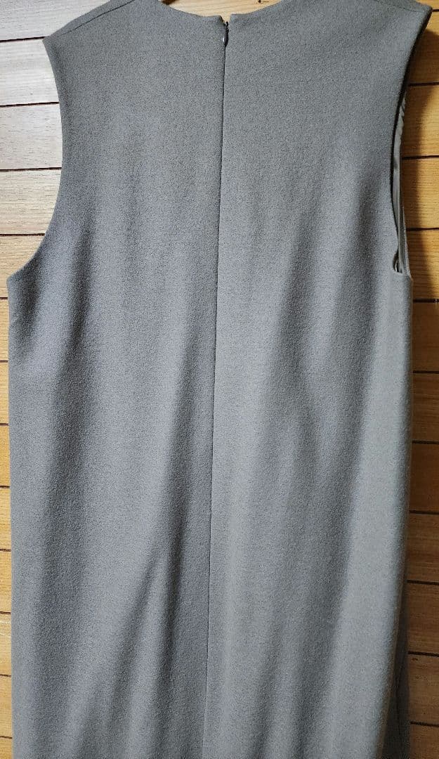 値下げ❗【着用1回】23区ジャンパースカート、ミドルジャージウール38