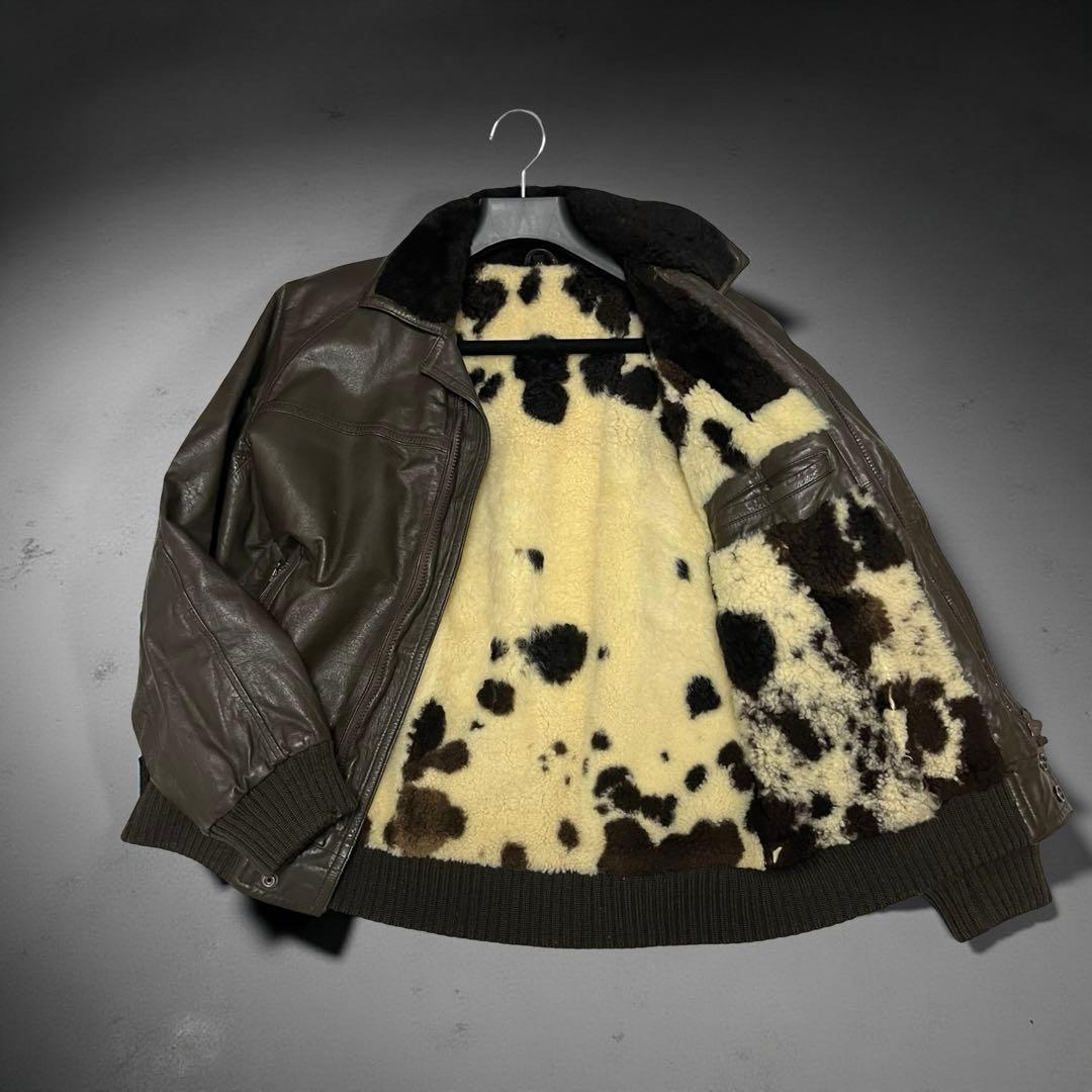 90's vintage【M】G-1 A-2 本革 レザー フライトジャケット