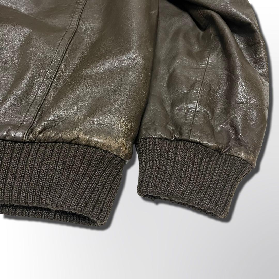 90's vintage【M】G-1 A-2 本革 レザー フライトジャケット