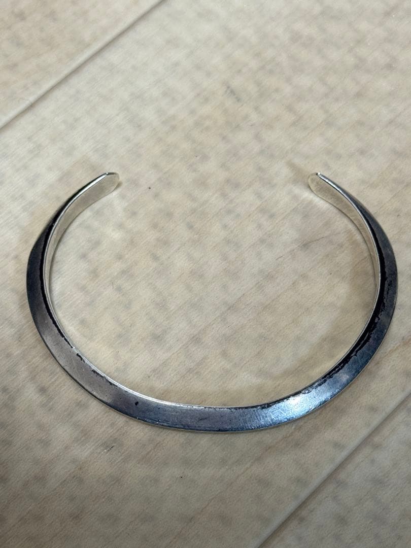 IRON HEART シルバーオープンバングル