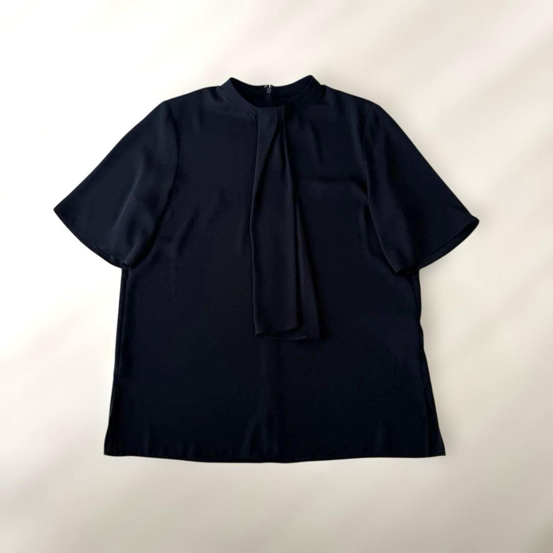 iCB 【接触冷感・UVケア・速乾・洗える】5分袖スカーフタイブラウス