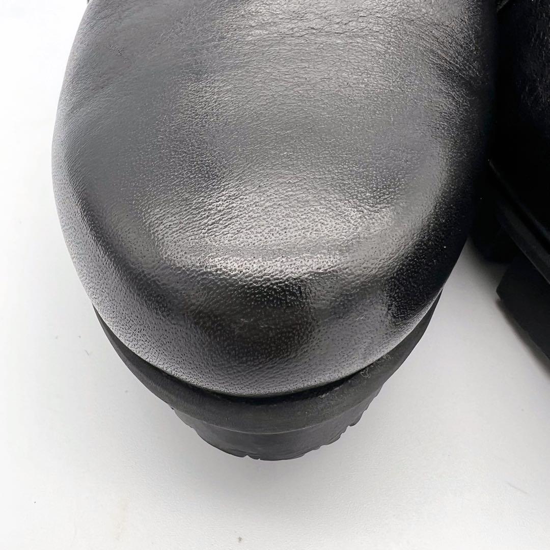 H*i様 trippen トリッペン ウェッジソール バージー 黒 レザー 36