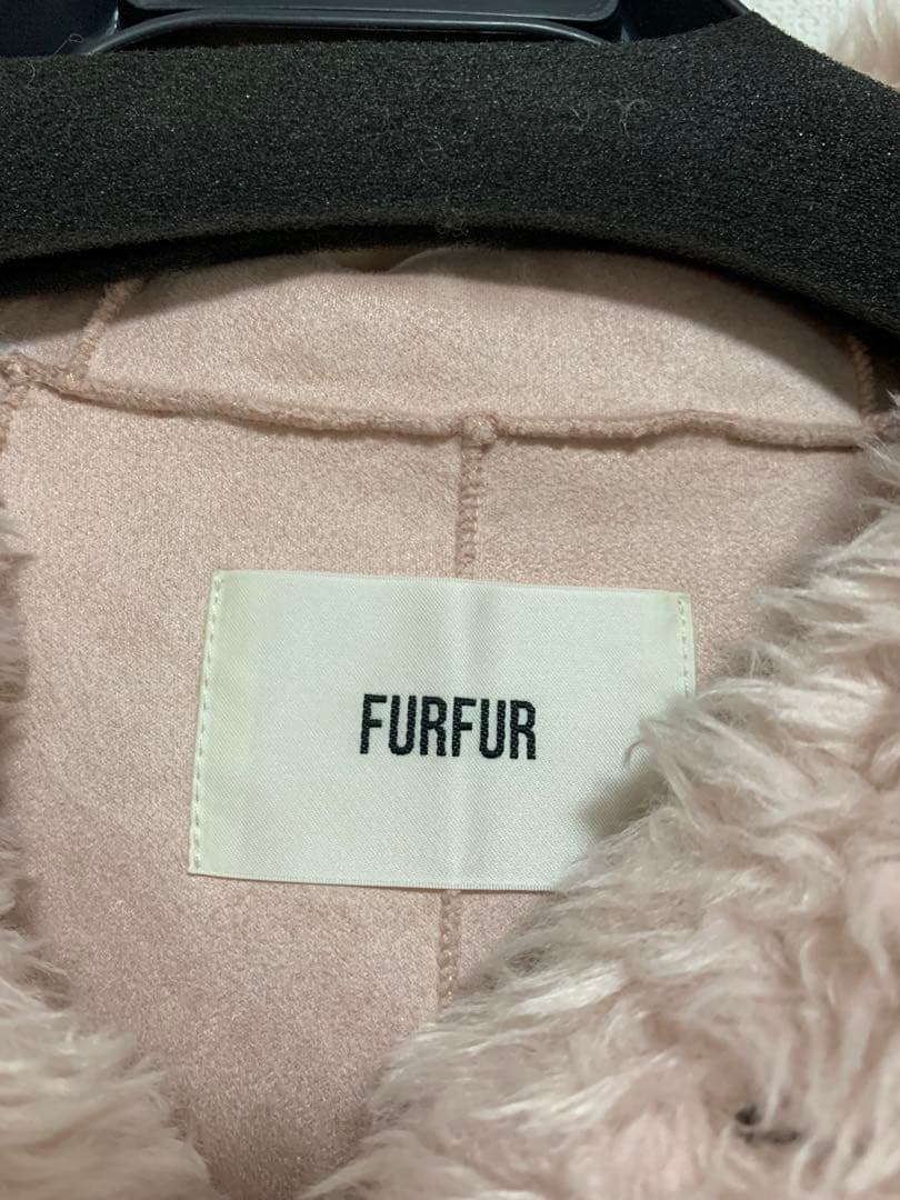 FURFUR エコファー ダッフルコート 限定ピンク