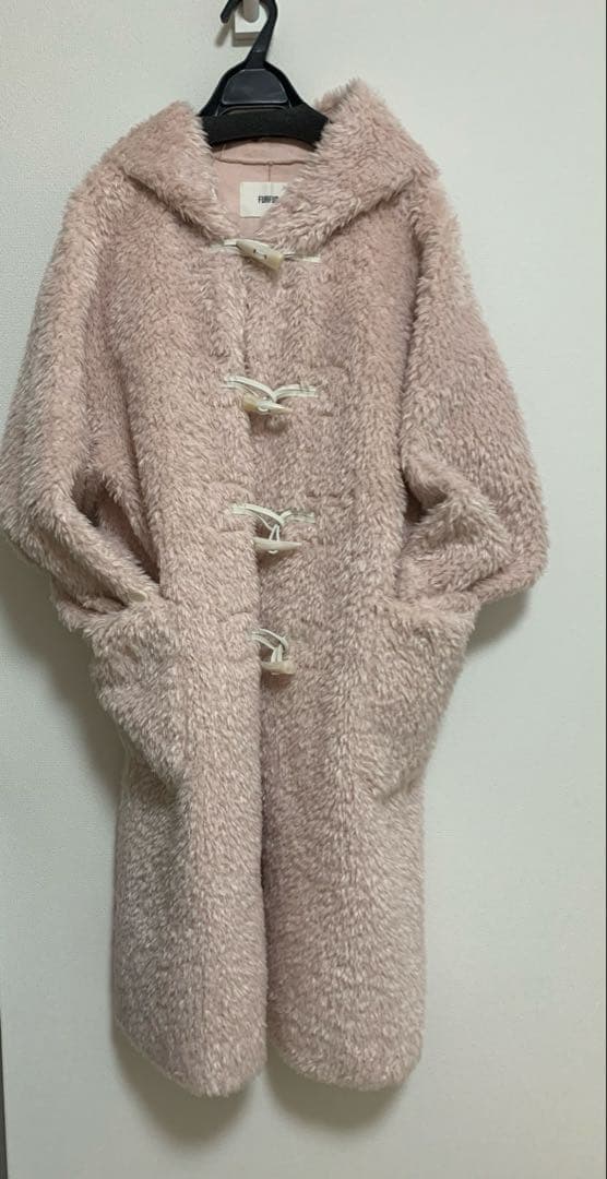 FURFUR エコファー ダッフルコート 限定ピンク