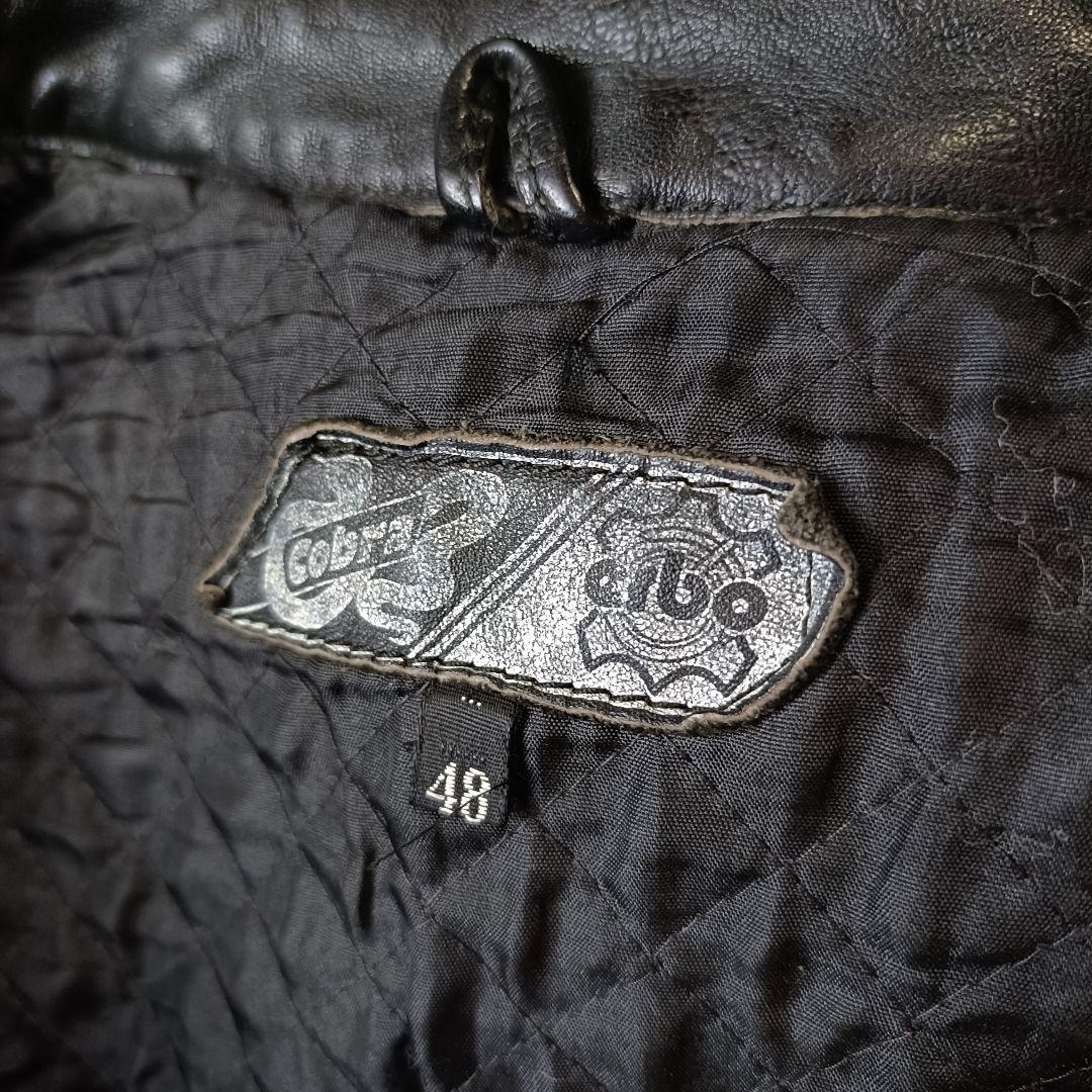 70s ドイツ erbo レザー ダブルライダース ブラック