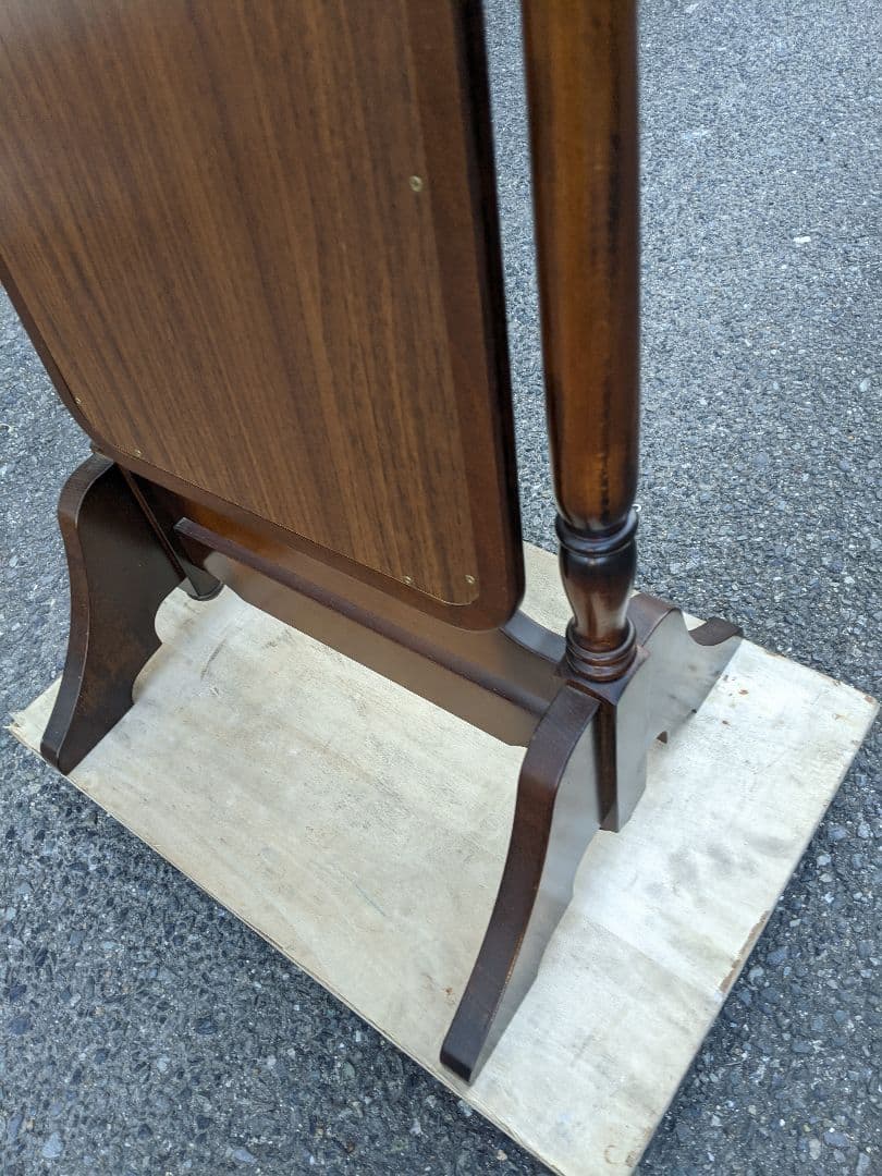 カリモク　アンティーク　ミラー　スタンドミラー