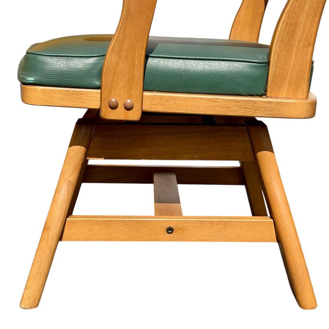 Karimoku カリモク ダイニングチェア RUSTIC 回転椅子 肘掛け付