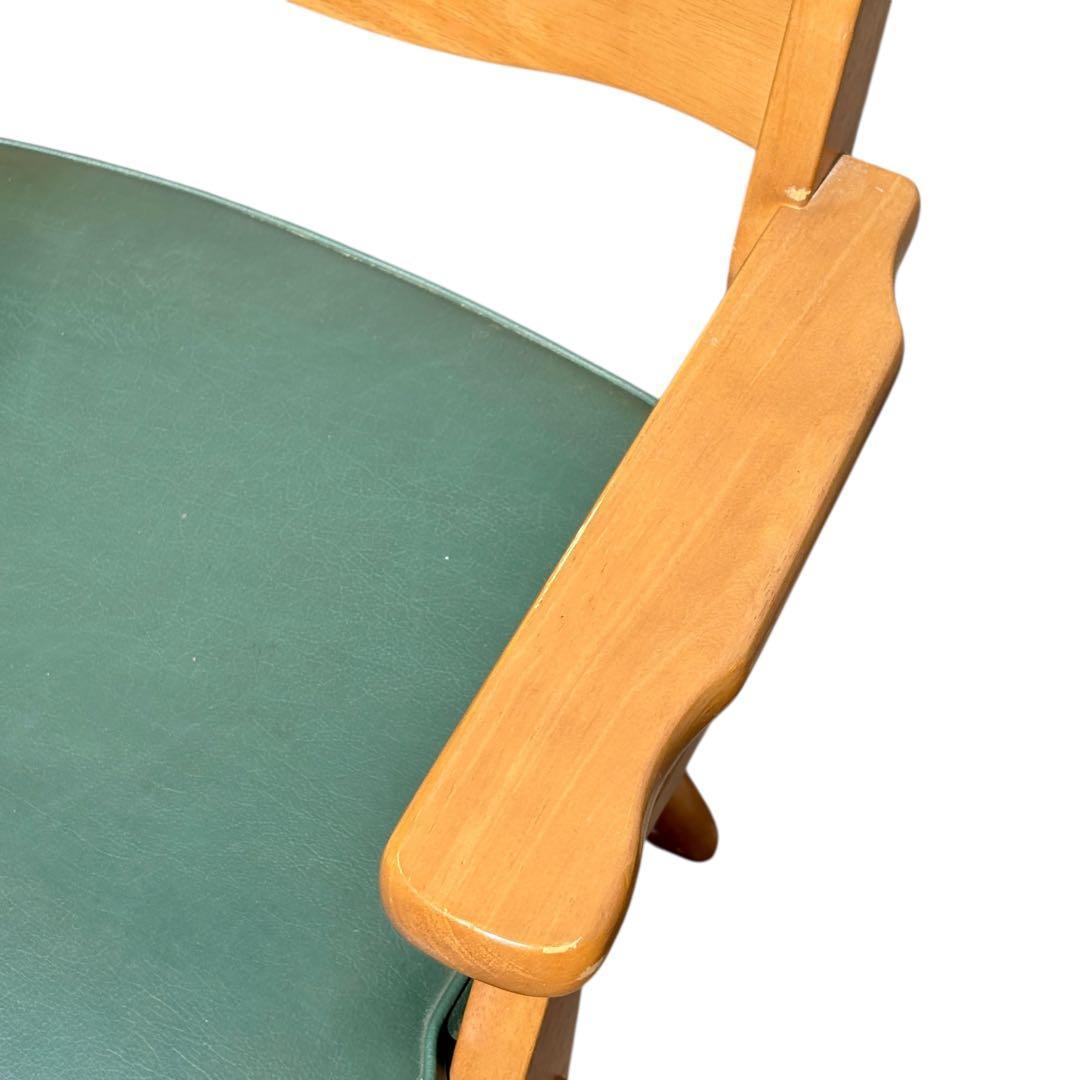 Karimoku カリモク ダイニングチェア RUSTIC 回転椅子 肘掛け付