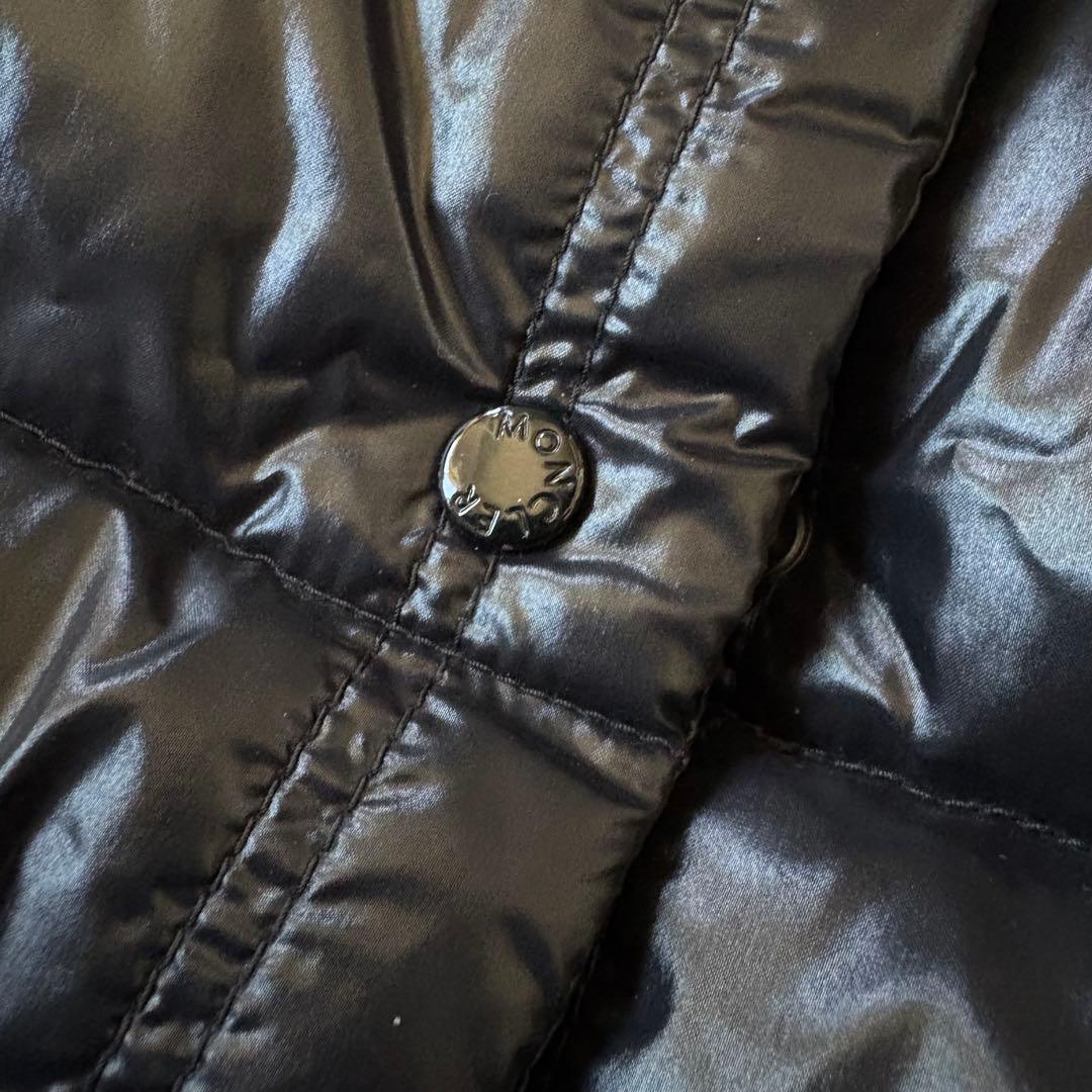 【ベルト完備】MONCLER MEINAダウンジャケットロング丈　ブラック　00