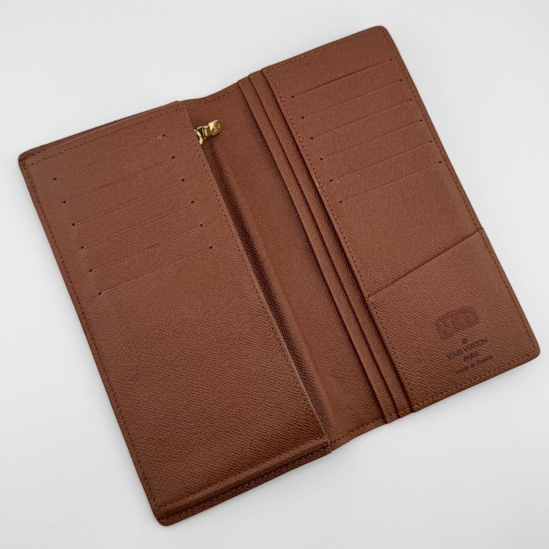 【極美品】ルイヴィトン ポルトフォイユブラザ モノグラム 長財布 二つ折り財布