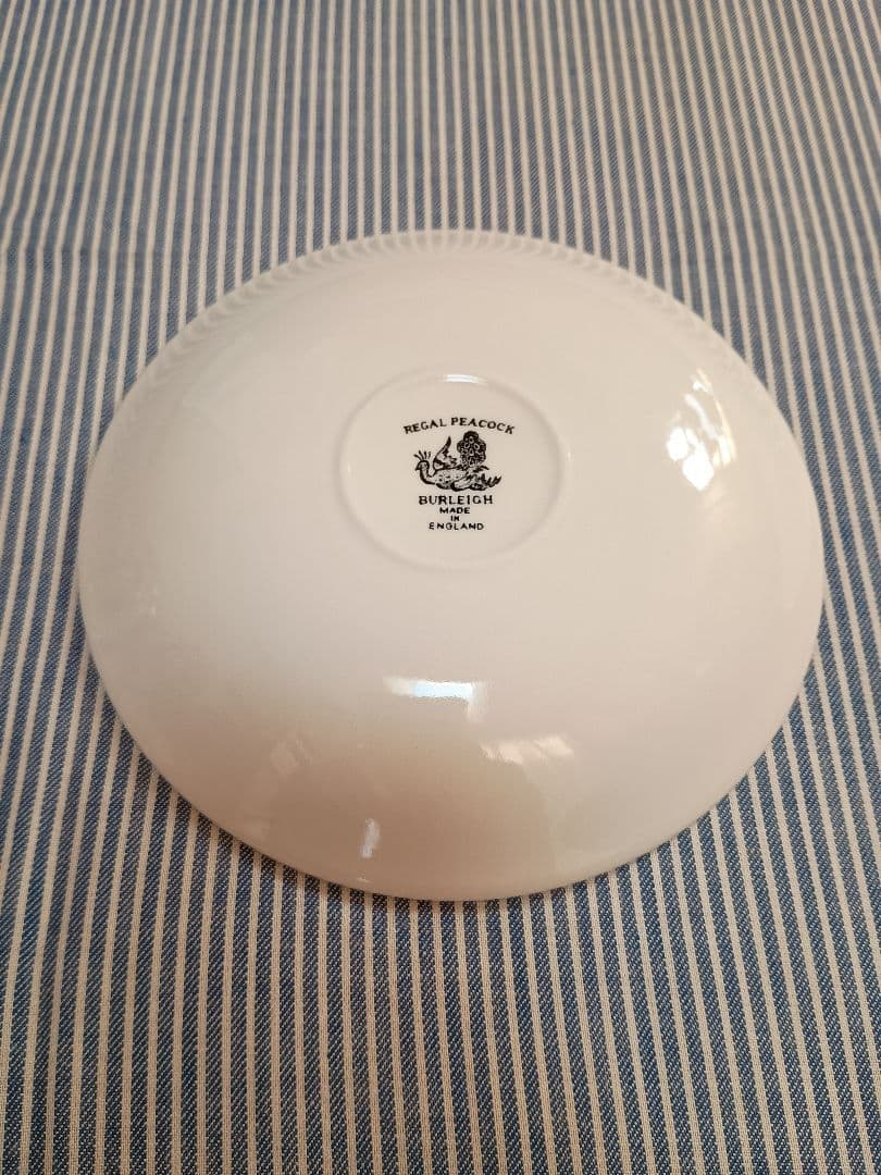 バーレイ ブラック リーガルピーコック カップ＆ソーサー+サンドイッチプレート