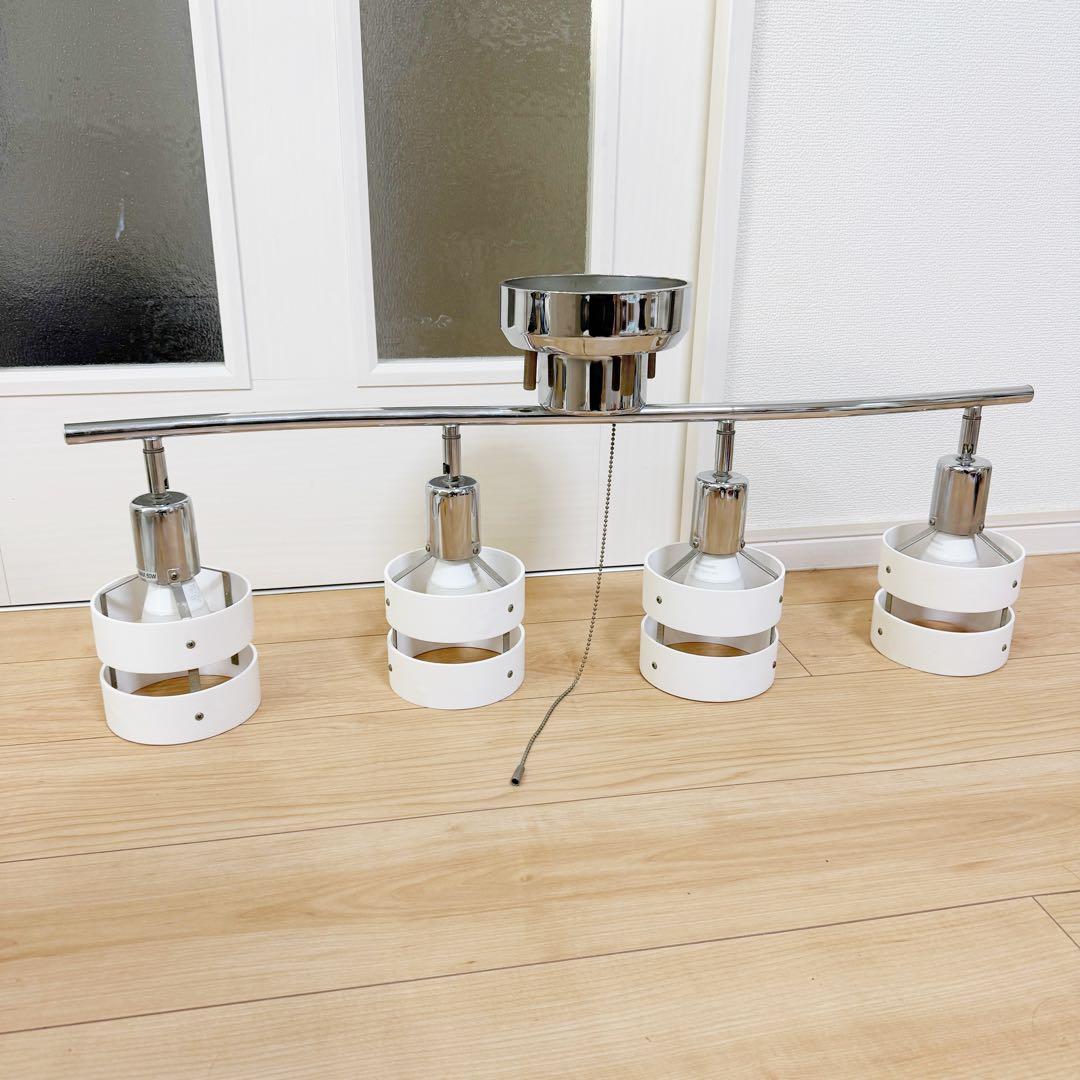 【パナソニックLED電球付き】モダンデコ 照明 4灯 ホワイト