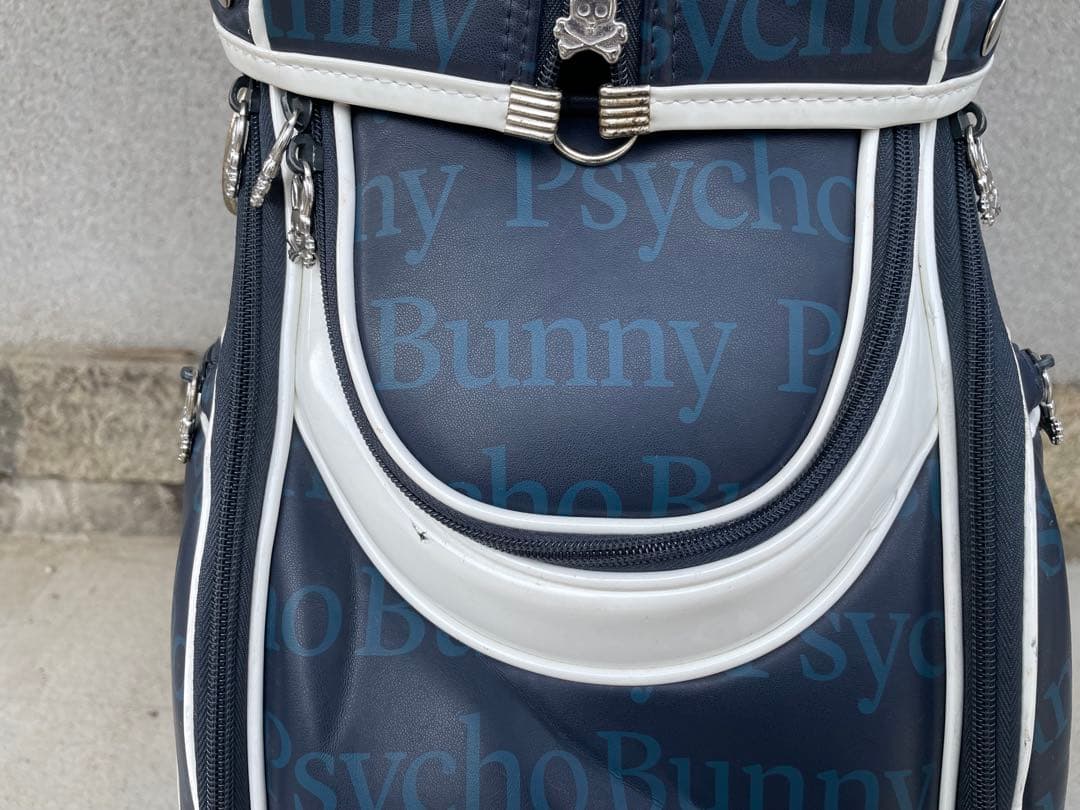 【お買い得】PSYCHO BUNNY キャディバッグ ネイビー