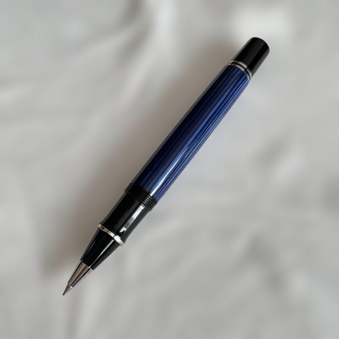 Pelikan/ペリカン ローラーボール スーベレーン R805 青縞