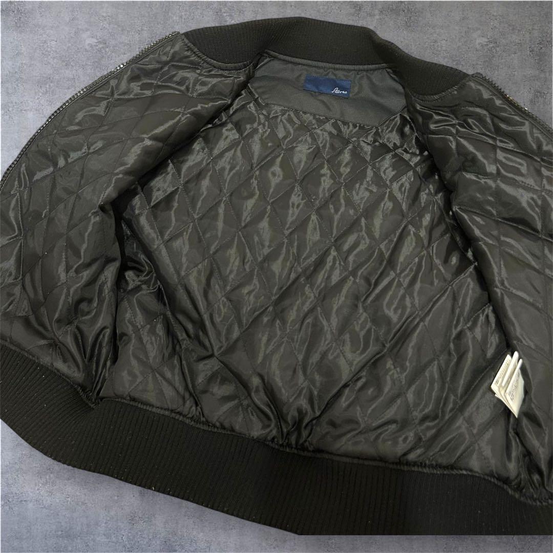 美品★AVIREX ブラック スカジャン　虎刺繍