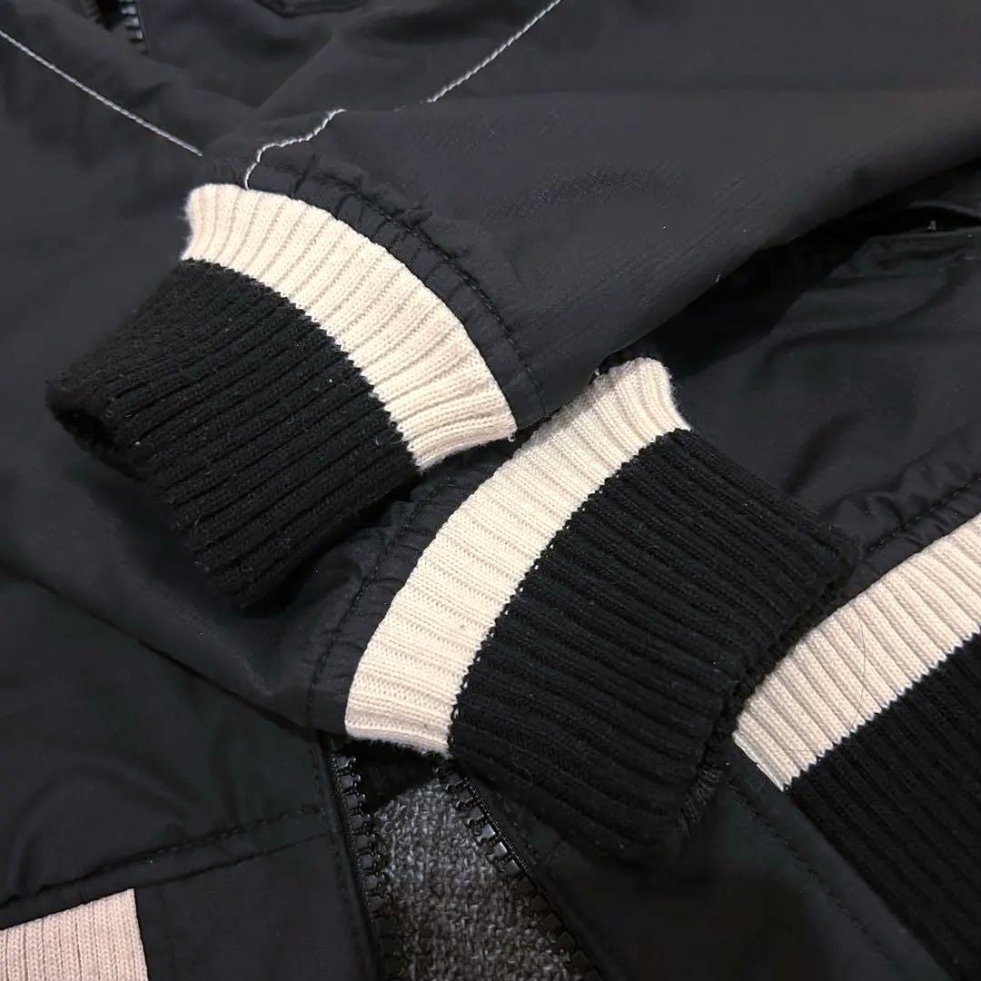 美品★AVIREX ブラック スカジャン　虎刺繍