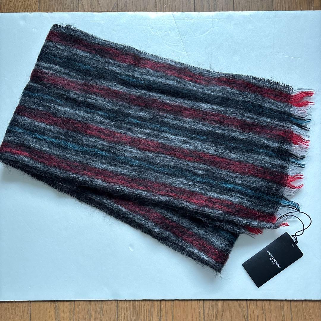 サンローラン　モヘアマフラー