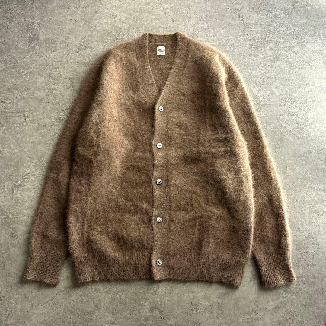 極美品■Ron Herman【S】ラクーン ニット カーディガン ベージュ