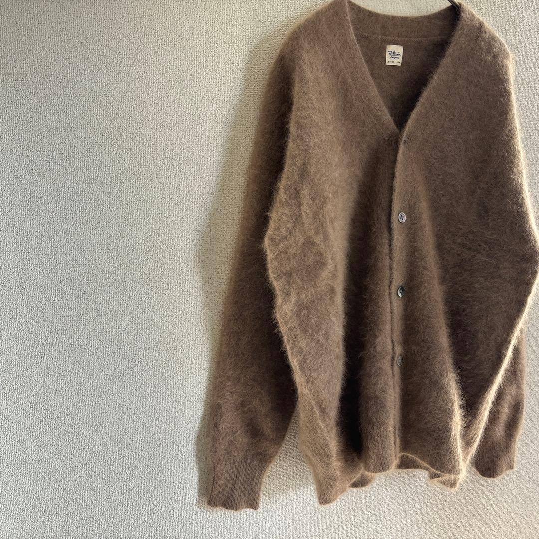 極美品■Ron Herman【S】ラクーン ニット カーディガン ベージュ