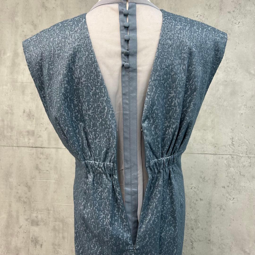 あい アンドレスド Vライン ジャガード ドレスANDRESD M