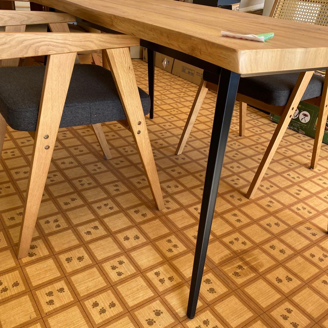 ナチュラルウッド ダイニングテーブル