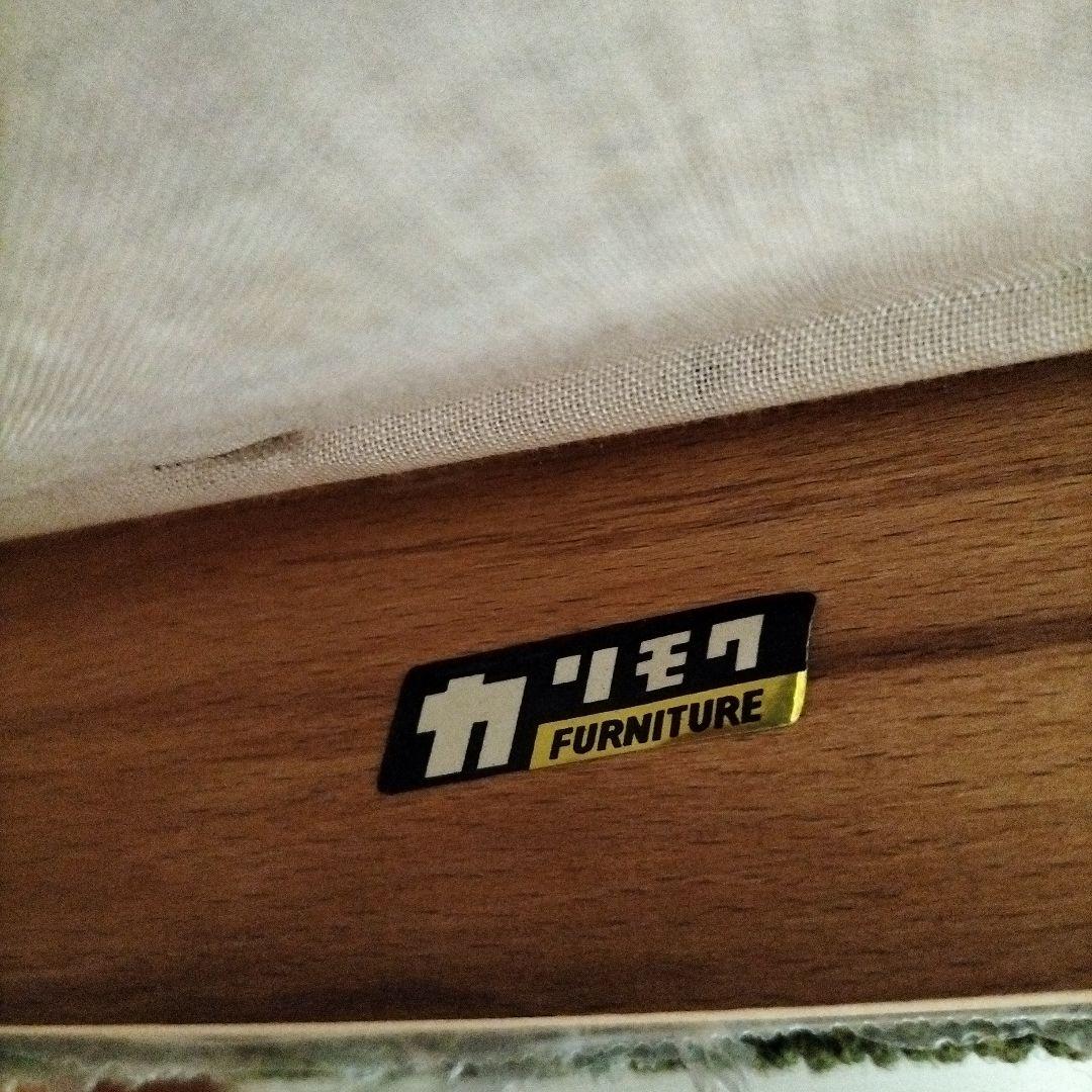 オールド　カリモク　Kチェア　グリーン