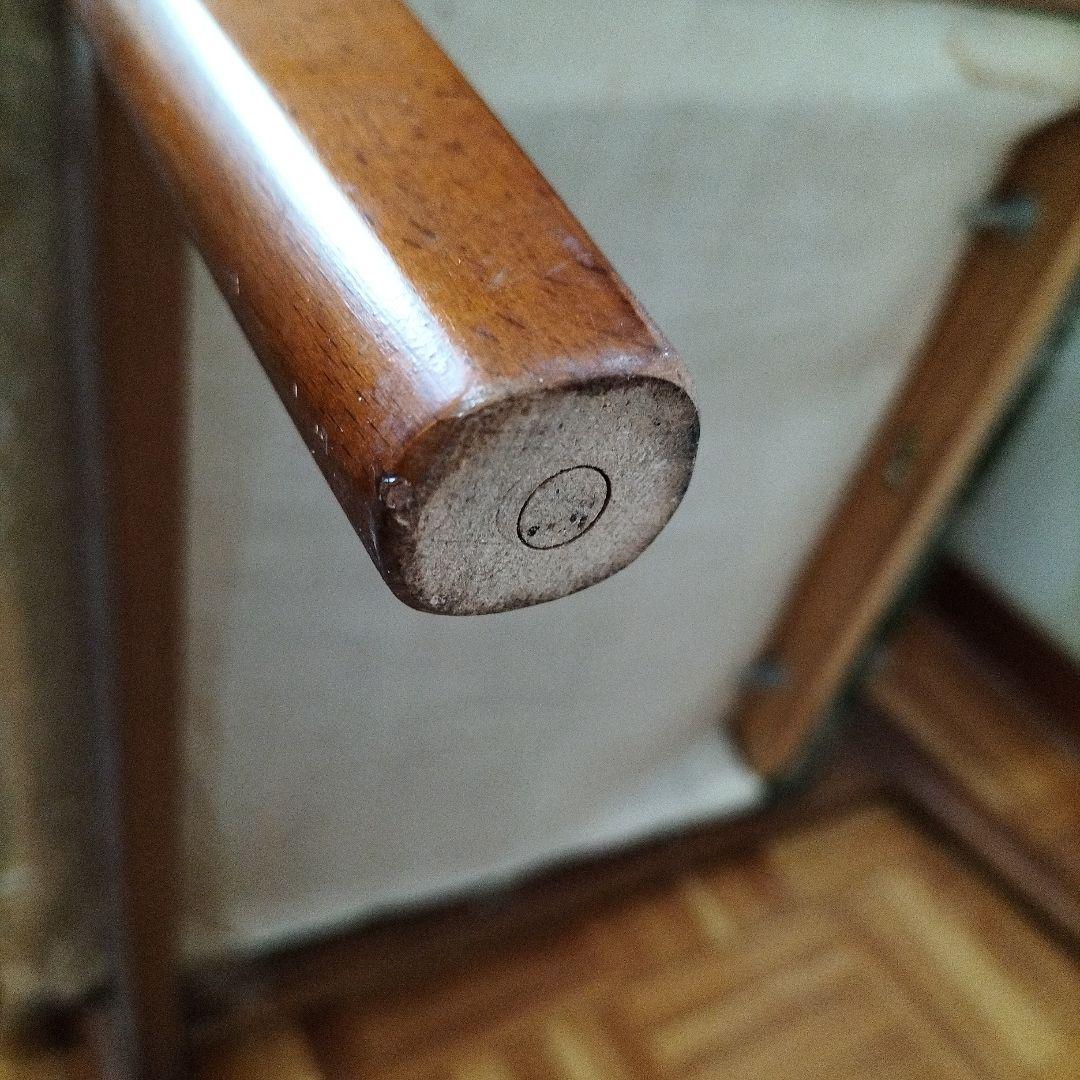 オールド　カリモク　Kチェア　グリーン