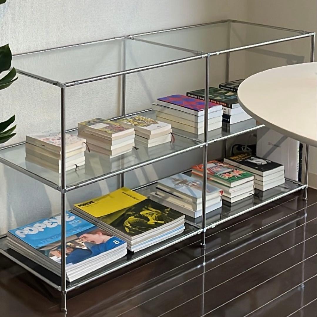 furnihunter クリアガラス　ラック