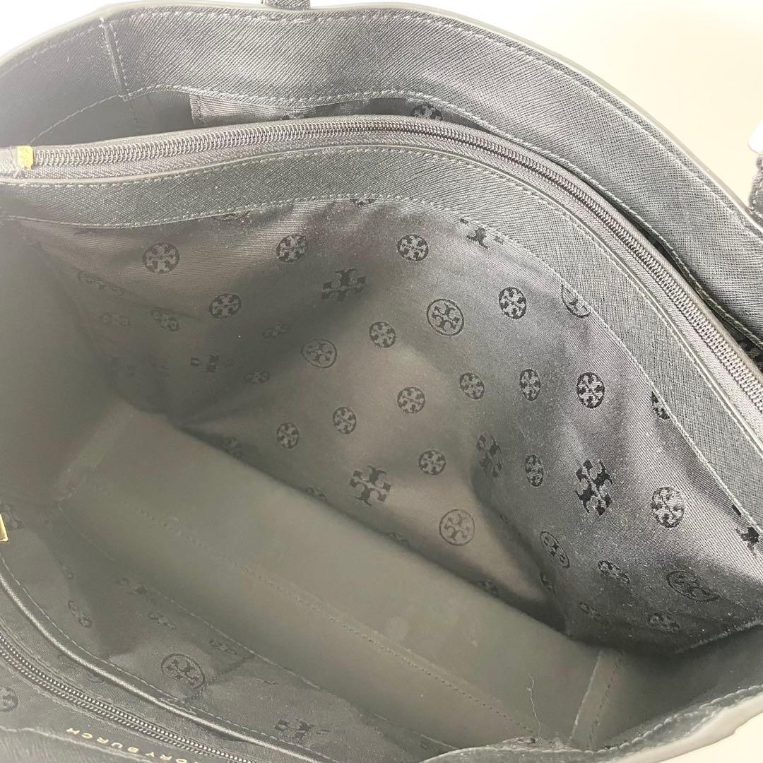 【新品】TORY BURCH トートバッグ エマーソン 黒 A4 肩掛け可能