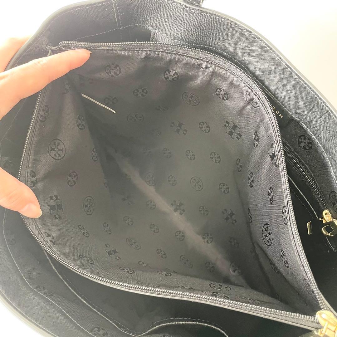 【新品】TORY BURCH トートバッグ エマーソン 黒 A4 肩掛け可能