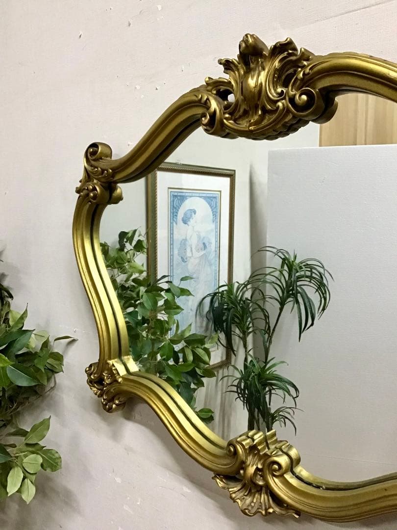 Loaridge☆管254☆イタリア製☆アンティーク☆ウォールミラー