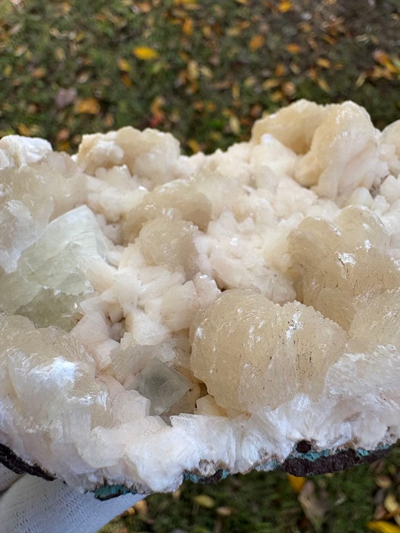 【匿名発送】インド産 スティルバイト、カルサイト他共生原石