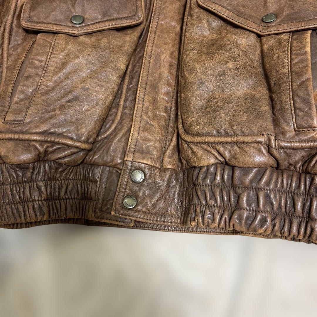 Vintage 90s A2 G1 レザージャケット めばる