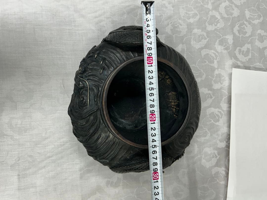 銅　壺　龍　アンティーク　骨董 コレクション 古美術