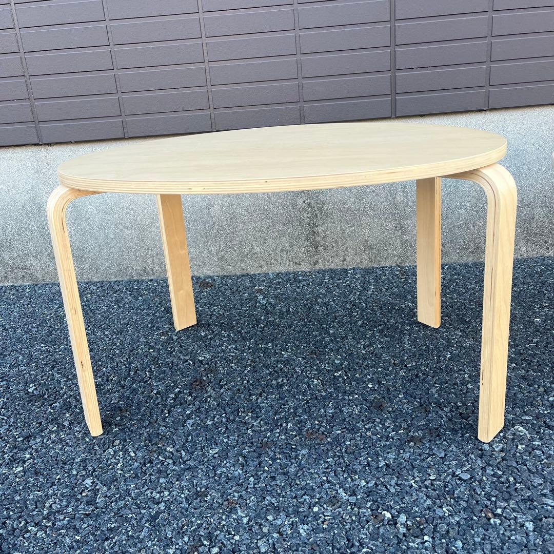 【 美品/送料込み 】IKEA スヴァルスタ ネストテーブル2点セット　バーチ
