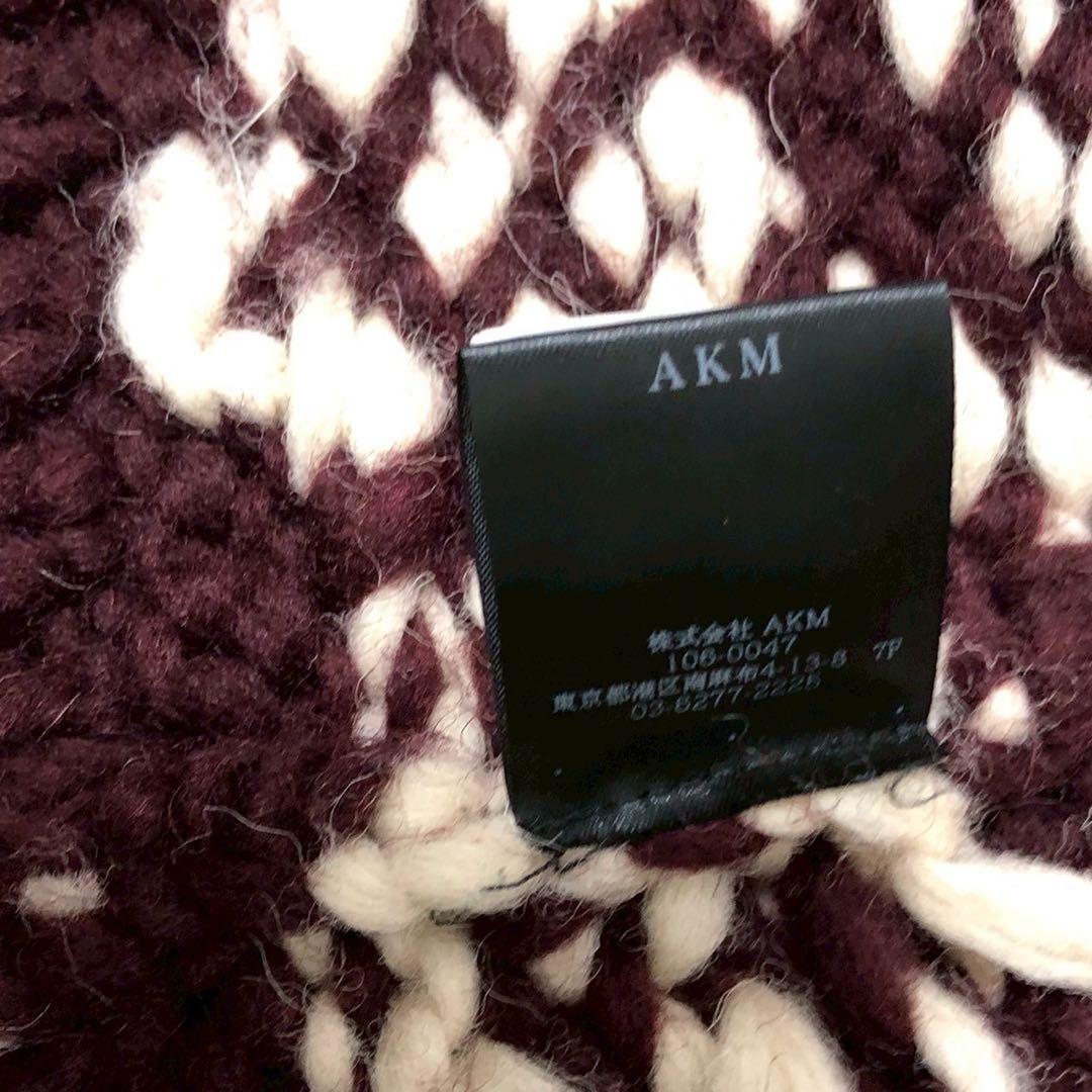 希少コラボ◎AKM × KANATA カウチンニット 手編み カーディガン