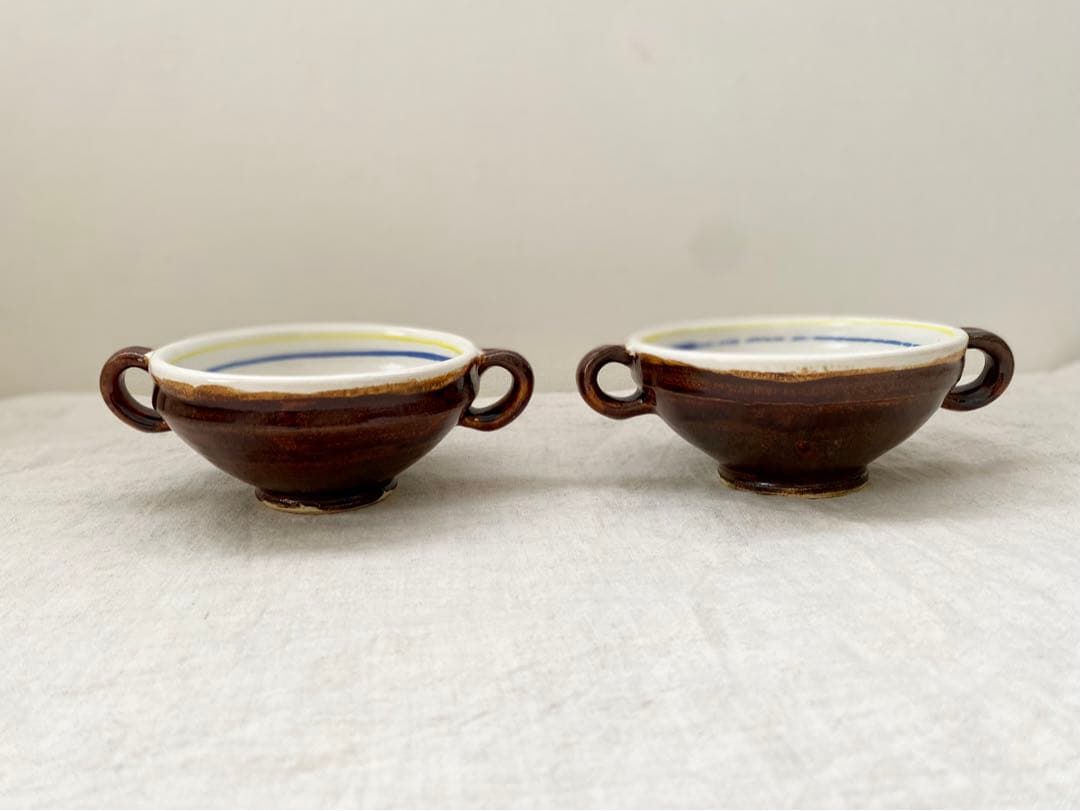 伊藤聡信　スープカップ　2点