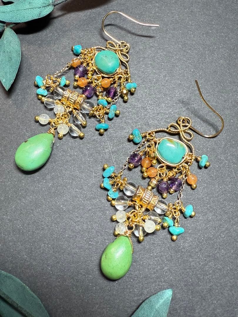 【X'masセール】12月は華やかなターコイズで No.177