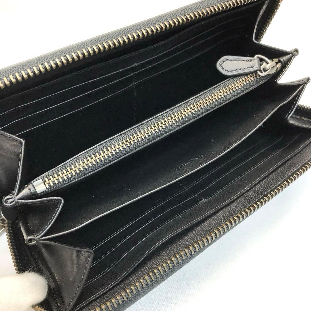 【極美品✨】　COACH コーチ　長財布　メンズ　ネイビー